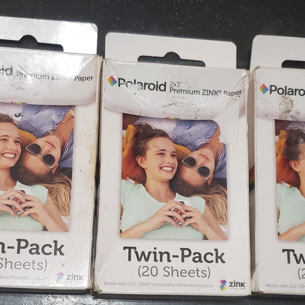 **ATTN ****Now only 2 packs of this paper***Polaroid Premium ZINK Paper Lot of 2